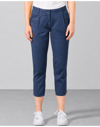 7/8 Bundfaltenhose aus Hanf/Biobaumwolle - navy [61684c9ad5cc86be2f938c35280aacd2]