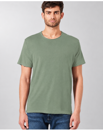 Zeitloses T-Shirt Basic aus Hanf/Biobaumwolle - Normal Fit - cactus [6f7866d72bf32d8f92722333df7f6771]