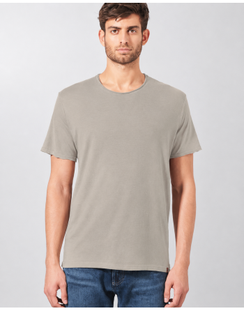 Zeitloses T-Shirt Basic aus Hanf/Biobaumwolle - Normal Fit - quartz [6b204879c694fee094feb5cd7fcbaee0]