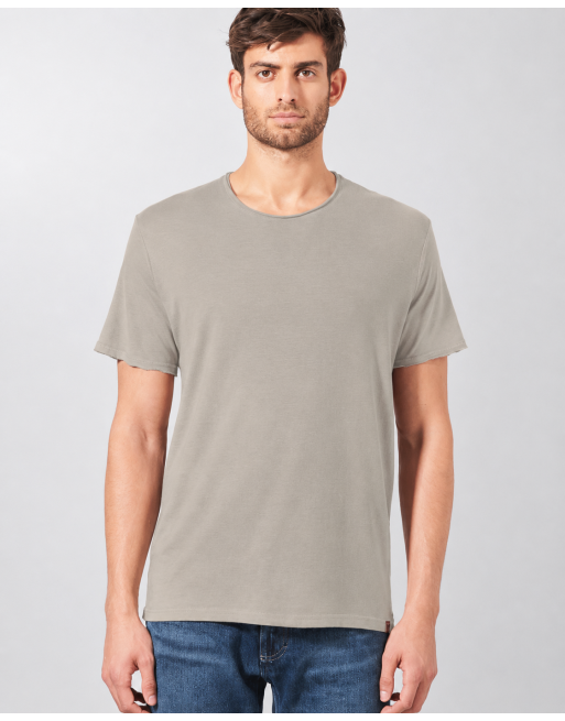 Zeitloses T-Shirt Basic aus Hanf/Biobaumwolle - Normal Fit - quartz [6b204879c694fee094feb5cd7fcbaee0]