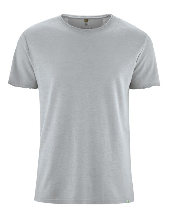 Zeitloses T-Shirt Basic aus Hanf/Biobaumwolle - Normal Fit - quartz [07d410f23ba64db449f78f0d25a33cc7]