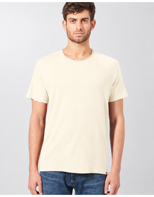 Zeitloses T-Shirt Basic aus Hanf/Biobaumwolle - Normal Fit - offwhite [72b38a92db8acc949da90de1312680cb]
