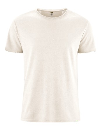 Zeitloses T-Shirt Basic aus Hanf/Biobaumwolle - Normal Fit - offwhite [9a7bac744b302a8b57d4552c90999cf2]