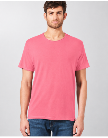 Zeitloses T-Shirt Basic aus Hanf/Biobaumwolle - Normal Fit - hibiscus [9dd29b28c2b188638682ecd29b61dc59]
