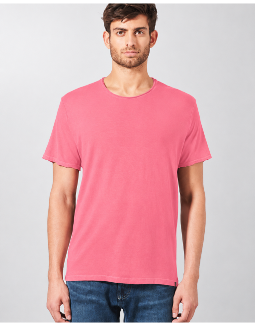 Zeitloses T-Shirt Basic aus Hanf/Biobaumwolle - Normal Fit - hibiscus [9dd29b28c2b188638682ecd29b61dc59]