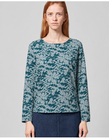 Modische Langarmbluse aus Hanf/Biobaumwolle Normal Fit - aloe [82c75da27ca6b2b1d55b7d7720cfe811]
