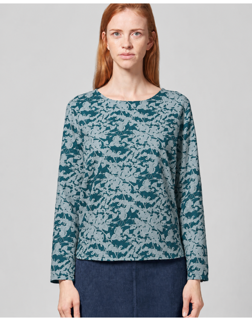 Modische Langarmbluse aus Hanf/Biobaumwolle Normal Fit - aloe [82c75da27ca6b2b1d55b7d7720cfe811]