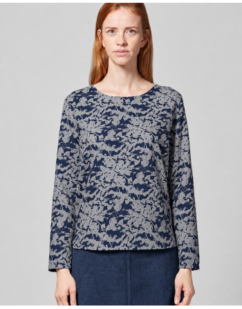 Modische Langarmbluse aus Hanf/Biobaumwolle Normal Fit - rock [788e7586a12f924e998d3579646b99d0]