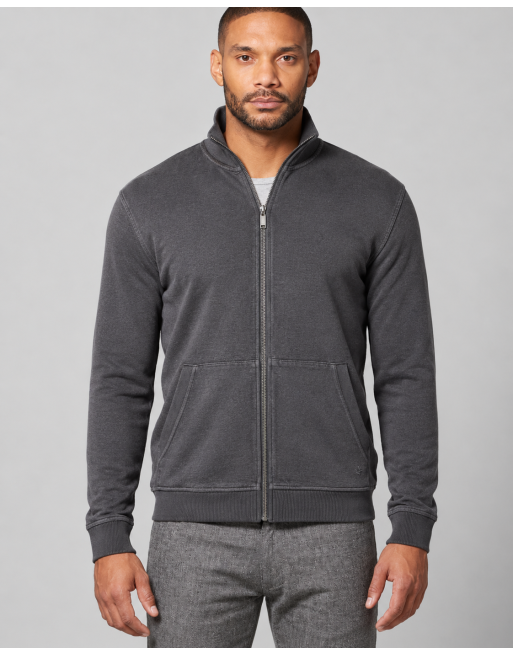 Sweat Jacke Hanf/Biobaumwolle Normal Fit - anthrazit [3a20f47df612d042d531f083148c15c2]