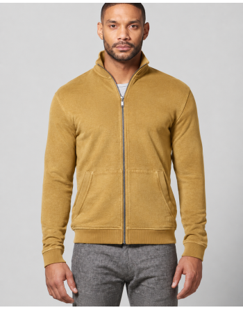 Sweat Jacke Hanf/Biobaumwolle Normal Fit - dijon [47964fe6ff69720f51b1665300a6dab7]