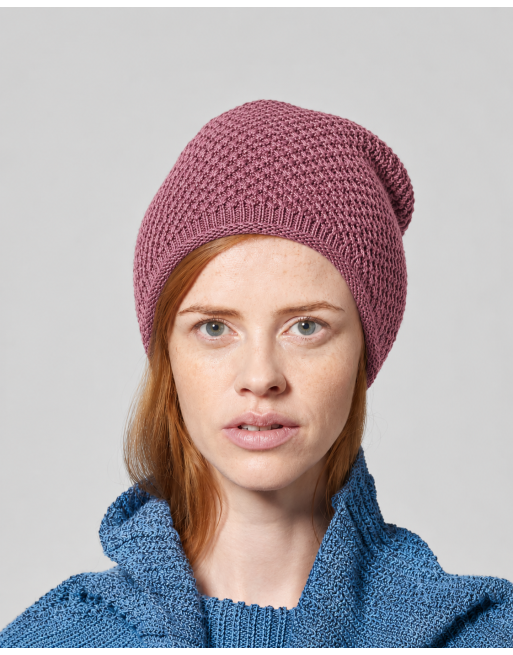 Legere Strick-Beanie aus Hanf & Bio-Baumwolle Unisex - tinto [76515f4fbc51f786a280dfe7281d00d4]
