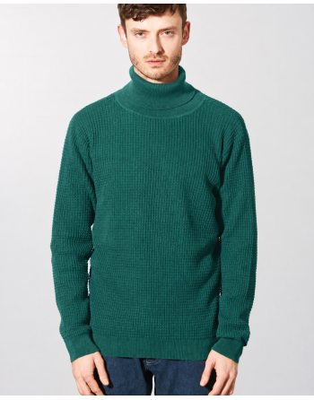 Rollkragen Pullover aus Hanf/Biobaumwolle - Normal Fit - spruce [a5c62551eda597919b42ae75f23c1fd9]