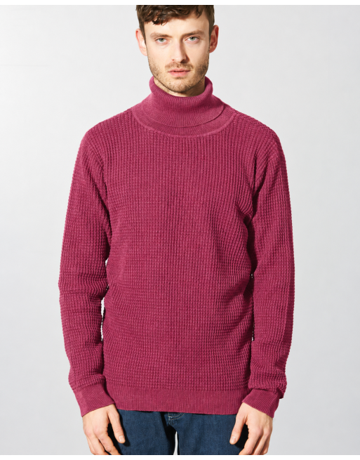 Rollkragen Pullover aus Hanf/Biobaumwolle - Normal Fit - tinto [222993ff0a2de0a6d0ef252793884ae4]