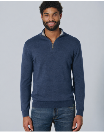 Zeitloser Wolltroyer Hanf/Biobaumwolle Normal Fit - navy [885a43aff35a89669cdd08f2c5138db9]