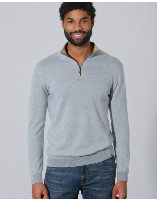 Zeitloser Wolltroyer Hanf/Biobaumwolle Normal Fit - mouse [167c8c5e9719b4dc91b6733e4784854e]