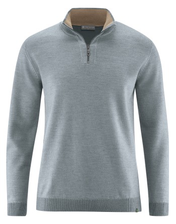 Zeitloser Wolltroyer Hanf/Biobaumwolle Normal Fit - mouse [9cbaad01a25474c1fbba375557a5f805]