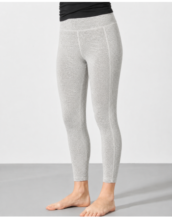Melierte Yoga Leggins Hanf/Biobaumwolle - melange [6399d62613bc2fd150680750613eae63]