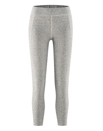 Melierte Yoga Leggins Hanf/Biobaumwolle - melange [f2cb3de33a7bfa591a8667b6f06161ba]
