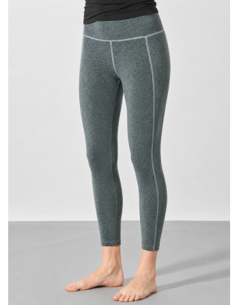 Melierte Yoga Leggins Hanf/Biobaumwolle - titan [e73416fa9df796eb37e391684f3b7d28]