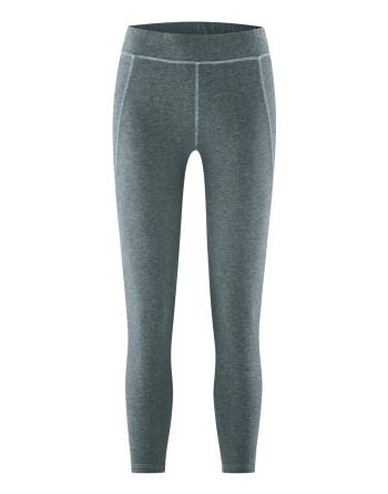 Melierte Yoga Leggins Hanf/Biobaumwolle - titan [0367f2ffaab83ed0dca990b84755d708]