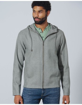 Lässige Kapuzenjacke aus Hanf/Biobaumwolle Normal Fit - dark [6ff4510d4a428173d8cf1b66be419f3d]