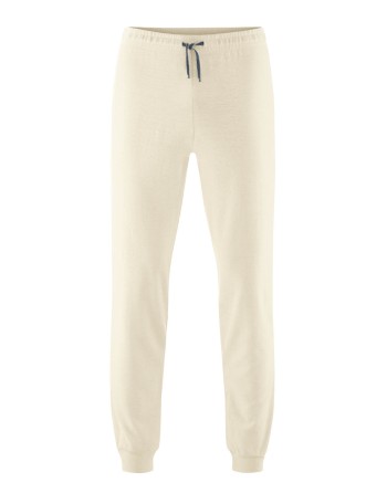 Komfortable Nacht- & Relax-Hose aus Hanf & Bio-Baumwolle - nature [2643bf2c5184670a169c63b44d8cc9ee]