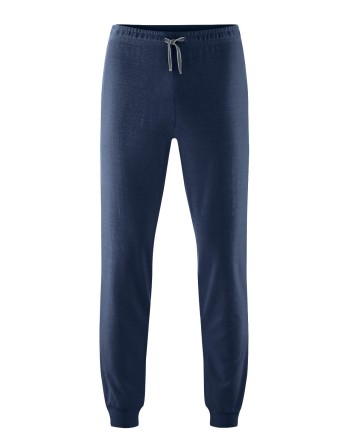 Komfortable Nacht- & Relax-Hose aus Hanf & Bio-Baumwolle - navy [1204ee0f5341f5a9152e94126aa0db3d]