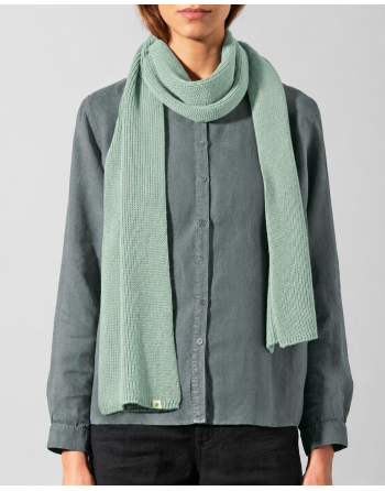 HempAge Monochromer Schal aus Hanf & Bio-Baumwolle – Unisex - menta [fae24c47f8527ce96e663aae0d39bdcf]