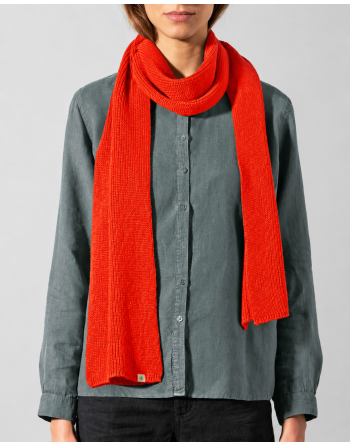 HempAge Monochromer Schal aus Hanf & Bio-Baumwolle – Unisex - brick [93c7a051f33bf4e4ff1a1da291c7d3d4]