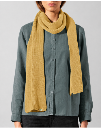 HempAge Monochromer Schal aus Hanf & Bio-Baumwolle – Unisex - dijon [45d664adbdcaee0a196d007cac023a66]