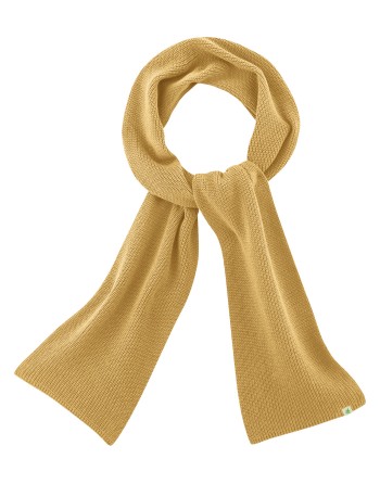HempAge Monochromer Schal aus Hanf & Bio-Baumwolle – Unisex - dijon [0b89fcbc434a67847de47f5a9364b4bb]