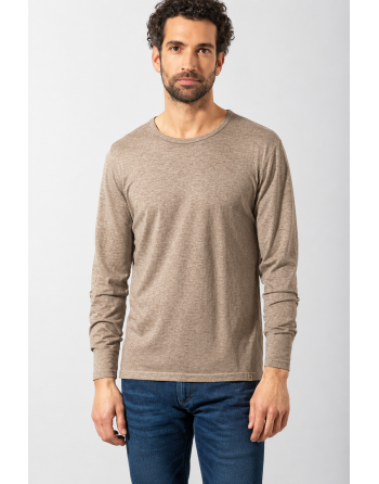 Langarmshirt Herren mit Yakwolle Hanf/Biobaumwolle Normal Fit - grit [d0788355e3802cdbf338f7ad6946f484]