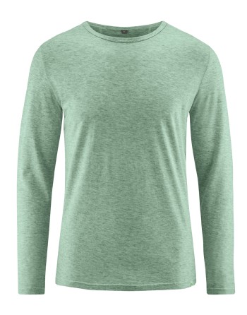 Langarmshirt Herren mit Yakwolle Hanf/Biobaumwolle Normal Fit - menta [8607465506698484dc62bd2b9e9046ff]