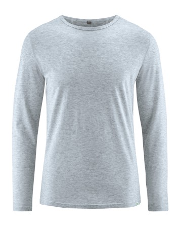 Langarmshirt Herren mit Yakwolle Hanf/Biobaumwolle Normal Fit - platinum [f347da79b931872fd1719ff6701f94cc]