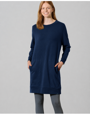 Sweatshirt Kleid Hanf/Biobaumwolle Casual Fit - navy [6e26c2adf4bd104d0fd01a1a9beaeec2]