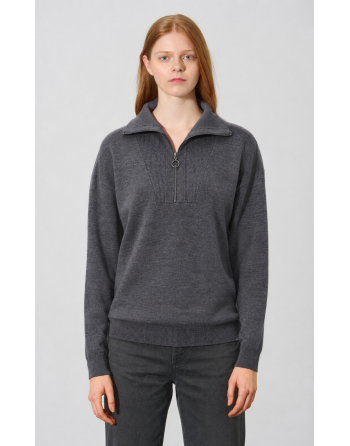 Feiner Troyer aus Wolle Hanf/Biobaumwolle Normal Fit - anthrazit [61be73c572bfdf9c959a188a7dedb387]