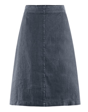 Luftiger Midirock Hanf/Biobaumwolle None Fit - dark [9de93e2114b917717688367c3e22f0a4]