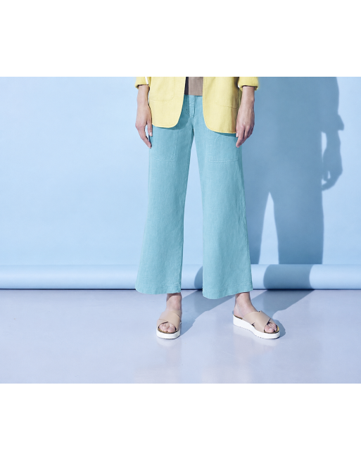 Moderne Culotte aus Hanf/Biobaumwolle - wave [2ee445114d3dbbe1c22d452e62186bdc]