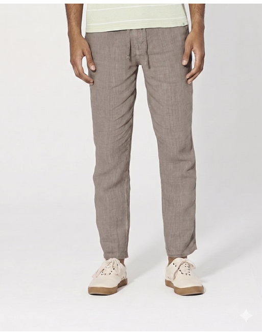 100% Hanf Unisex Hose - taupe [90e5f668590c6ea40441b4590540bfc3]