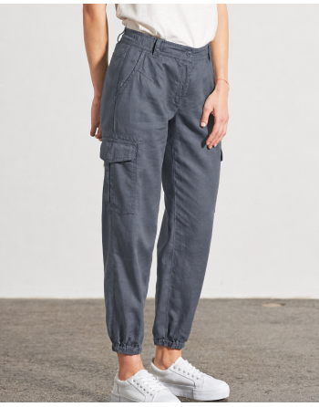 Sportliche Cargohose Hanf/Biobaumwolle - dark [1ded20d62d7d604970b4a354e1e10966]