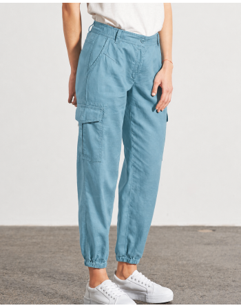 Sportliche Cargohose Hanf/Biobaumwolle - wave [4aaca7ca4312ec17108362cf28f370d2]