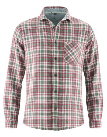 Hemd mit Karomuster aus Hanf/Biobaumwolle - Normal Fit - barolo [acc52a49b13d1713b6a8ff3b7a37105d]