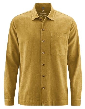 Komfortables Freizeithemd Hanf/Biobaumwolle Casual Fit - peanut [b701070d40dc2f49f3da6c757b1f8293]
