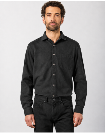 Edles Business Hemd Hanf/Biobaumwolle - Normal Fit - black [46cb4793e145507a7ff3541f588c1812]