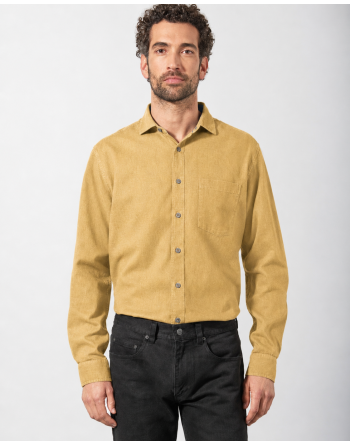 Edles Business Hemd Hanf/Biobaumwolle - Normal Fit - dijon [7d404782c16abdeec3ae22cd654e72ce]