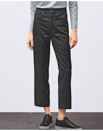 Black Denim Jeans Damen aus Hanf/Biobaumwolle - black [137f292fa9233124cccaf898f353e65d]