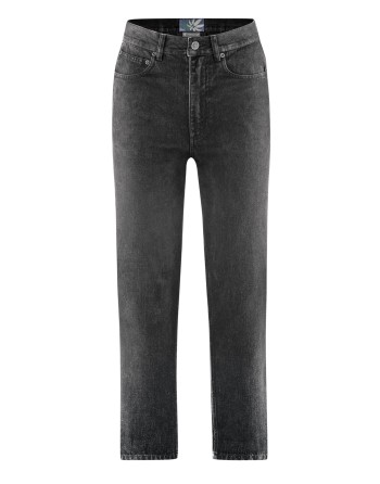 Black Denim Jeans Damen aus Hanf/Biobaumwolle - black [4371ba9f8fab0d617e4cf5c38ceb4cef]