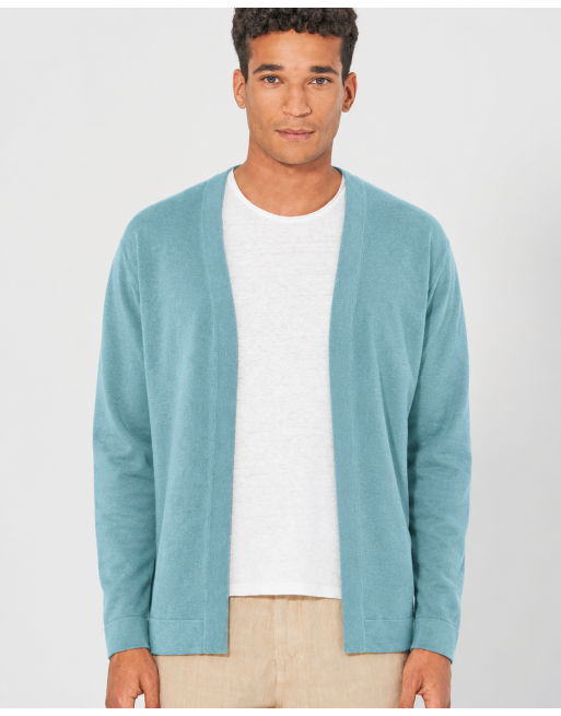 Zeitlose Jacke Herren aus Hanf/Biobaumwolle - Normal Fit - wave [afc59ec8d078ab5952b917b27c1ddd71]