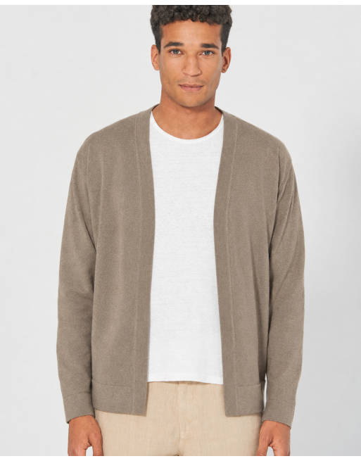 Zeitlose Jacke Herren aus Hanf/Biobaumwolle - Normal Fit - grit [0b736f9ce1a5304dc30832093c12c955]