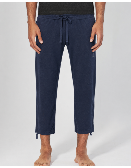 7/8 Yoga Hose Herren aus Hanf/Biobaumwolle - navy [fa5a6e6115d99547a147e75ae3da07e9]